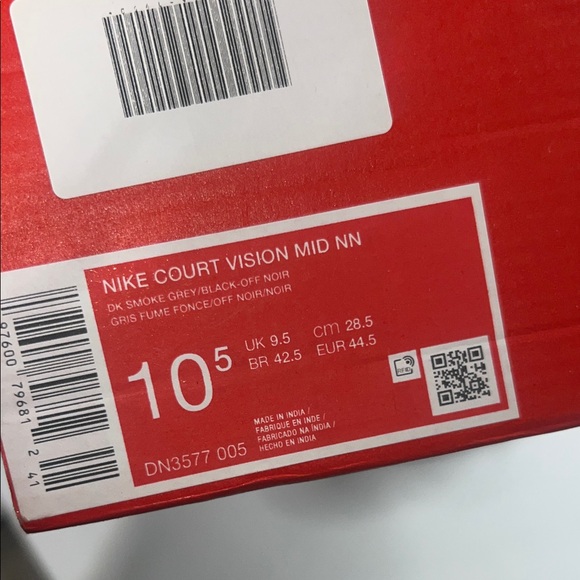 Men’s Nike Court Vision Mid Sneakers - Picture 10 of 11